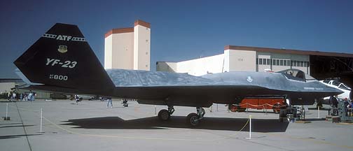 Northrop YF-23 87-0800 at Edwards Air Force Base on October 19, 1996